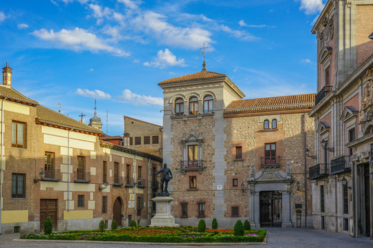 The Plaza de la Villa at Madrid / Spain