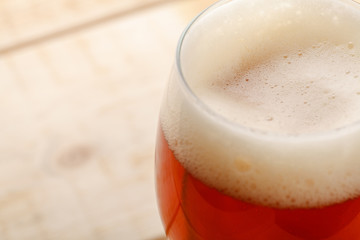 Red ale close up