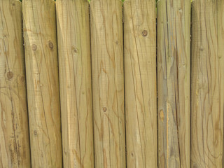 round wooden fence pattern background