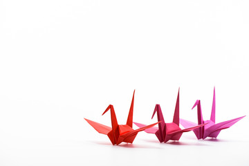 Origami cranes