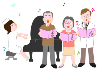 病院でのコンサート