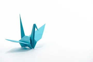 Fotobehang Kraanvogels Origami crane  © Rico