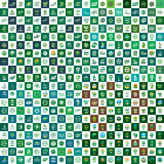 Fototapeta premium big collection of logos natural farm product