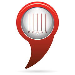 Skewers set icon