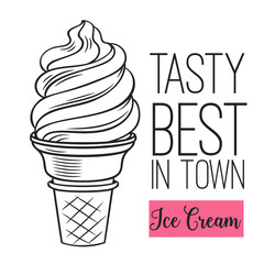 Vector badge fast food sketch style