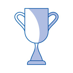trophy cup isolated icon vector illustration design
