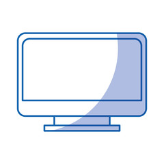 monitor computer isolated icon vector illustration design