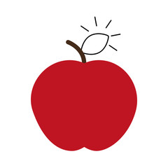 apple fresh isolated icon vector illustration design