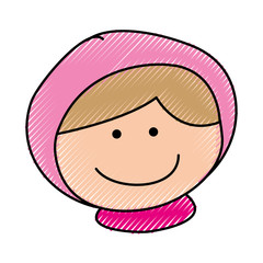 astronaut drawing avatar character vector illustration design