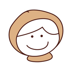 Obraz premium astronaut drawing avatar character vector illustration design