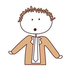 businessman drawing avatar character icon vector illustration design