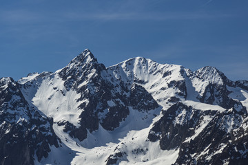 Fototapeta na wymiar Massif de Belledonne - Le Crêt du Poulet.