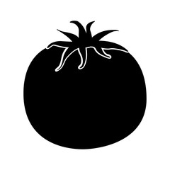 tomato fresh vegetable icon vector illustration design