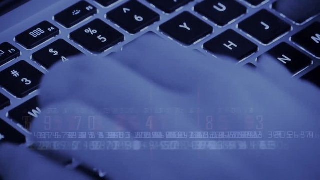 Writing computer code,Typing laptop Keyboard,computer Literate Operator.