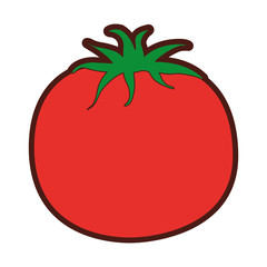 tomato fresh vegetable icon vector illustration design