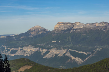 Fototapeta premium Massif de Belledonne - Le Crêt du Poulet.