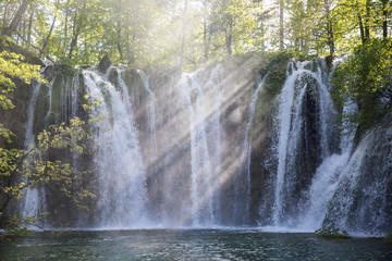 waterfall at  