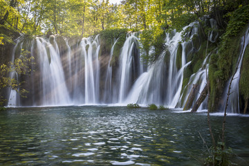 waterfall at  