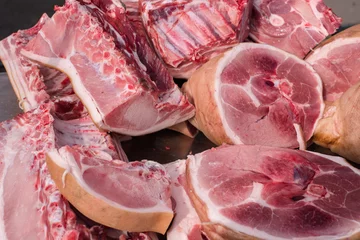 Cercles muraux Viande Pork meat