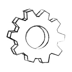 gear machine isolated icon vector illustration design