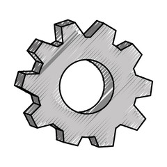 gear machine isolated icon vector illustration design