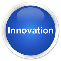 Innovation premium blue round button