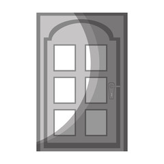 modern house door icon vector illustration design