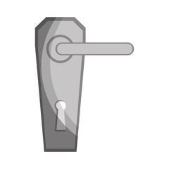 Modern door handle icon vector illustration design