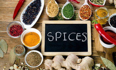 Colorful spices