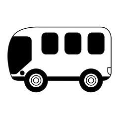 bus van isolated icon vector illustration design