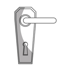 Modern door handle icon vector illustration design