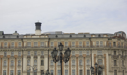 Fototapeta premium beautiful building in the center of Moscow
