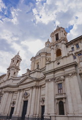 Fototapeta na wymiar kościół św. Karola w Rzymie, Włochy
