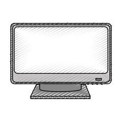 monitor computer isolated icon vector illustration design