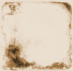 Vintage wall detail in retro style for texture or background. Sepia tones.