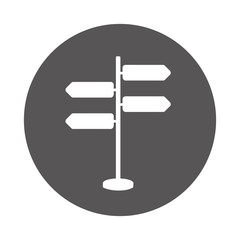 signal with arrows icon vector illustration design