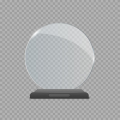 Glass Trophy Award