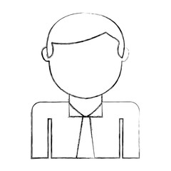 businessman avatar character icon vector illustration design