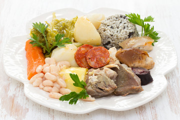 traditional portuguese dish cozido a portuguesa