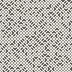 Vector seamless pattern. Mesh repeating texture. Linear grid with chaotic shapes. Stylish geometric lattice design