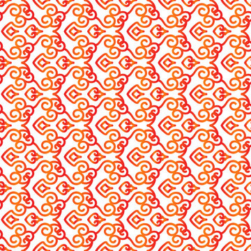 Ornate seamless pattern in asian style. Vector endless background for textile, wallpaper, wrapping or web pages.