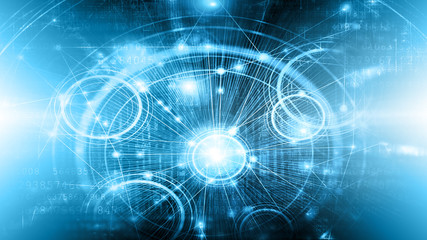 Best Internet Concept of global business.Technological background, symbols Wi-Fi, of the Internet, television, mobile and satellite communications