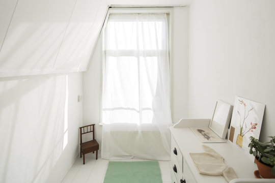 detail of a baby room