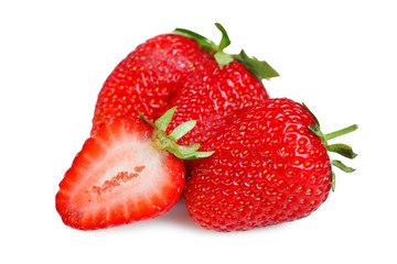 Ripe strawberries