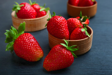 Ripe strawberries