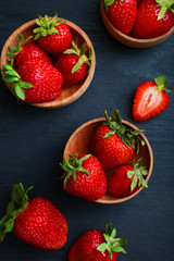 Ripe strawberries