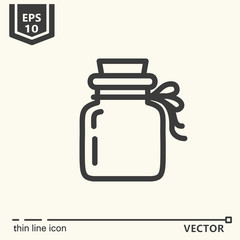 Ayurvedic supplies - icon series