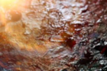 Blurred background defocus