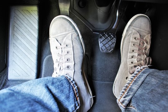 An image of a car pedal