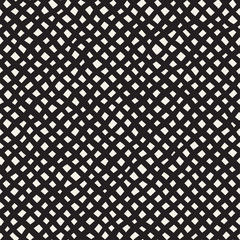 Seamless pattern with hand drawn waves. Abstract background with wavy brush strokes. Black and white freehand lines texture.